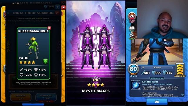 Troop Pulls Hero Slots and 60plus heroes this year Empires & Puzzles смотреть онлайн
