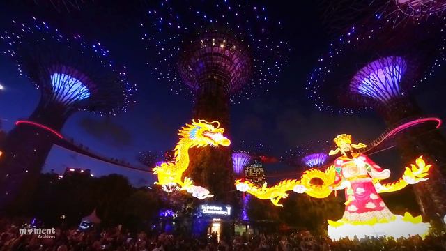 Garden Rhapsody - Spring Blossoms 《春暖花开》| Gardens By The Bay Singapore | Sound & Light Show Feb 202 смотреть онлайн