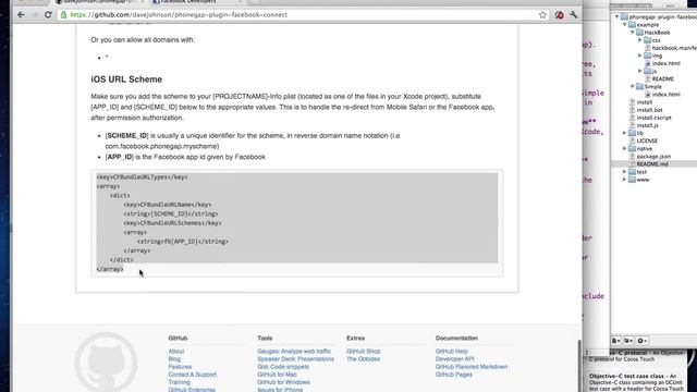 PhoneGap Facebook Plugin iOS, PG 1.8.1 смотреть онлайн