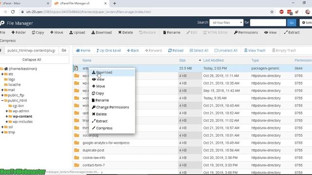 How to Compress and Extract Zip Files in CPanel File Manager смотреть онлайн