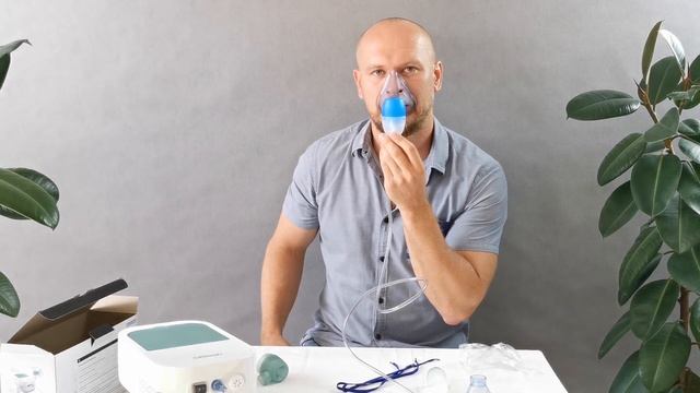 Небулайзер OMRON DuoBaby РАСПАКОВКА