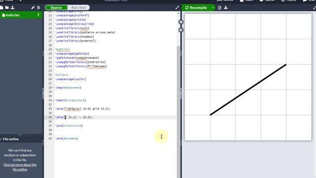 Using Tikz and PgfPlots (1 of 8: Basic Drawing) смотреть онлайн