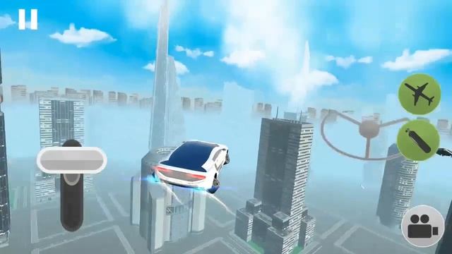 Futuristic Flying Car Driving Android Gameplay смотреть онлайн