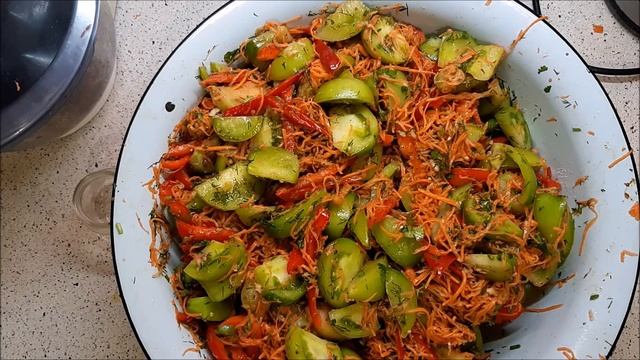 ЗЕЛЕНЫЕ ПОМИДОРЫ ПО КОРЕЙСКИ ! смотреть онлайн