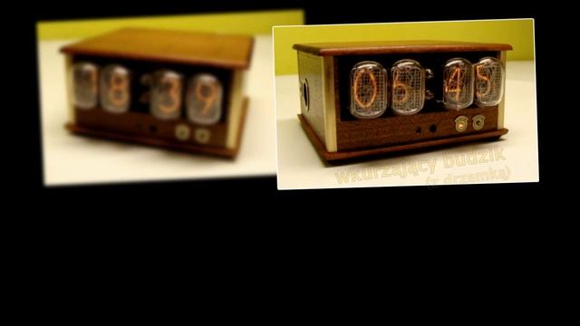 IN-12 nixie clock (mahogany & brass style) смотреть онлайн