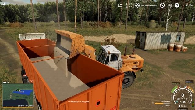 FarmingSimulator2019#Карта Рассвет#Карьер#Первая прибыль# смотреть онлайн