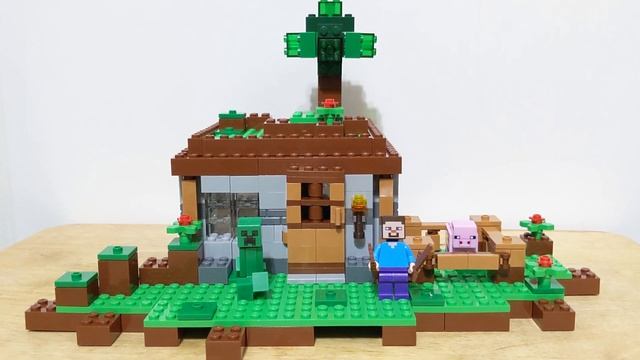 LEGO Minecraft The First Night Set 21115 in Minecraft смотреть онлайн