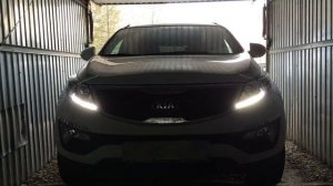 Притухание ДХО на KIA Sportage