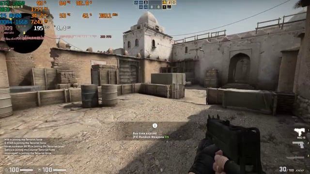 GTX 1060 3gb | CS:GO | Image scaling 85% смотреть онлайн