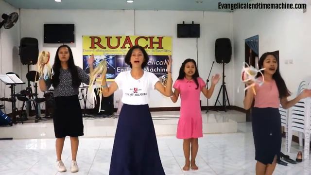 ADONAI (MASTER) Tambourine Dance | Church Ruach смотреть онлайн