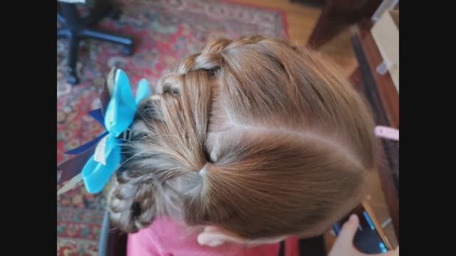 Прическа для девочки