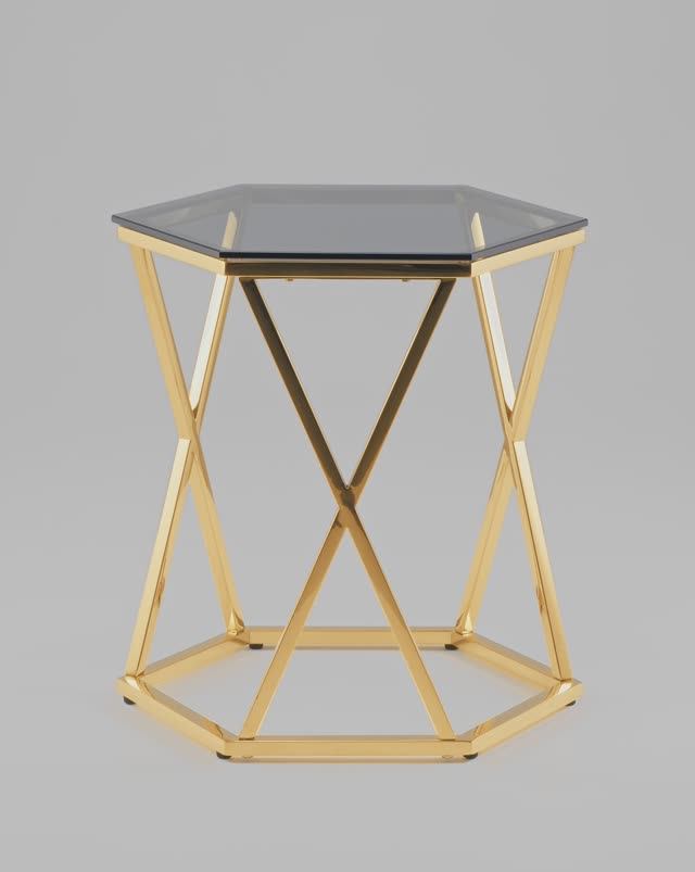 Журнальный столик Круз 48*42. Стильный журнальный стол с изящным каркасом смотреть онлайн