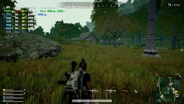 Тест PLAYERUNKNOWN'S BATTLEGROUNDS i5-4460 GTX1050ti 4gb смотреть онлайн