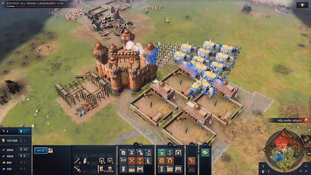 Age of Empires 4 - Hard Mode AI Multiplayer | Lipany Map | Delhi Sultanate is OP | No Commentary смотреть онлайн