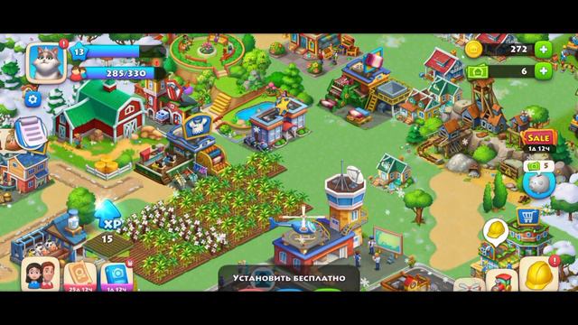 Township Прохождения #4 Покупка второго поезда (13-14 Уровень) смотреть онлайн