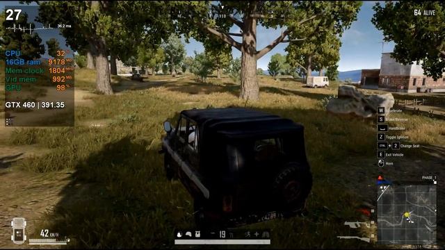 PlayerUnknown's Battlegrounds / GTX 460 / 1080p LOW смотреть онлайн