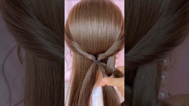 10 одноминутных пучков на редкие волосы. 10 one-minute buns for sparse hair.