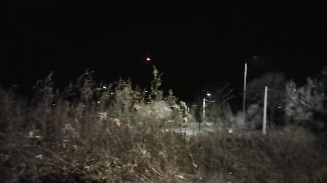 Вид новогоднего фейерверка 2021/2022 с сопки г.Партизанск Приморский край смотреть онлайн