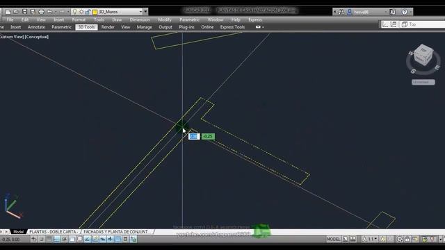Modelar una Casa con Autocad 2012 смотреть онлайн