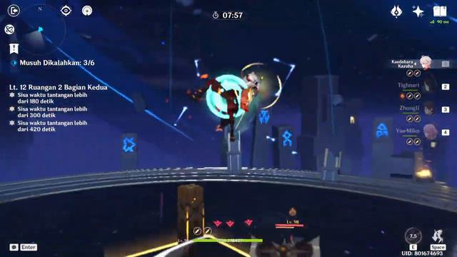 Genshin Impact Spiral Abyss 3.5 Raiden National & Yae Miko Team смотреть онлайн