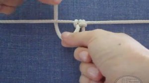 Азбука макраме.  Урок 1.  Крепление нитей / macrame tutorial