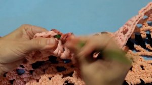 Коврик. Овальный коврик из ленточной пряжи. Часть 2. Крючок для начинающих 2019.