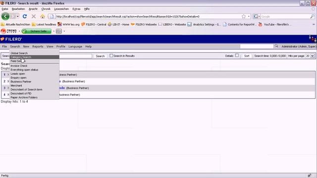 FILERO Demo: Searches смотреть онлайн