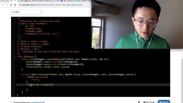 Closest binary tree value II - 30 min Java Coding Challenge смотреть онлайн