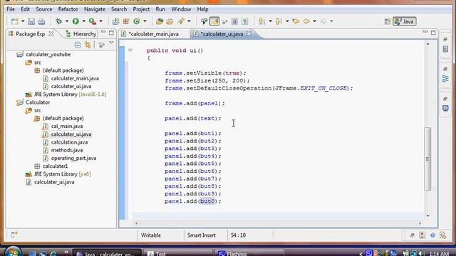 Java Tutorials Calculator Eclipse Part - 2/5 смотреть онлайн