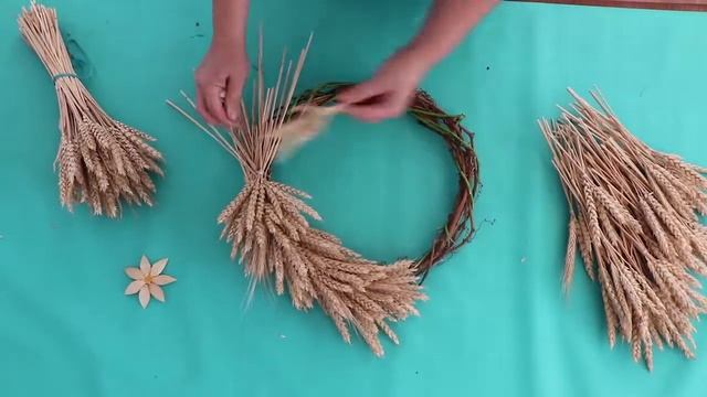 Флористический мастер-класс по изготовлению венка из колосьев "В КАЖДОМ ЗЕРНЫШКЕ ПШЕНИЦЫ" смотреть онлайн