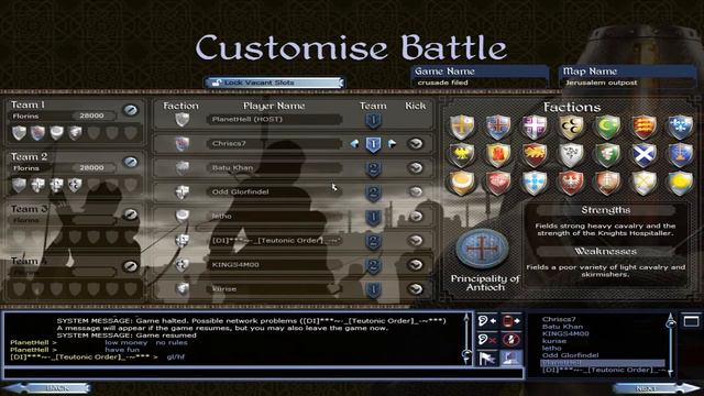 🔴Back To Victory! 2 4vs4 Crusaders Mod Field Battles ~ Medieval 2 Total War Live Online Battles