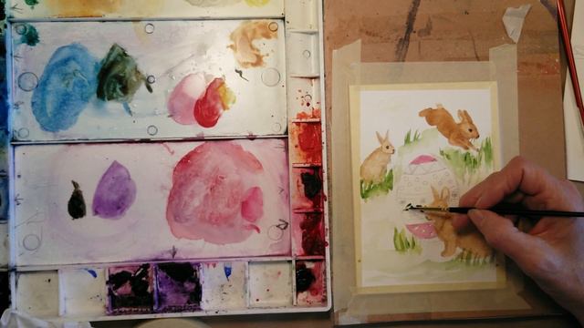 Easter Card #1 Speed Painting смотреть онлайн