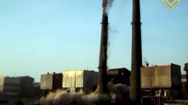 РВС Ч. 166 Труба дымовая №2 90м Мартеновский цех №1 НТМК Н. Тагил 2011.12.10 смотреть онлайн