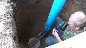 Скважина под глубинный насос.