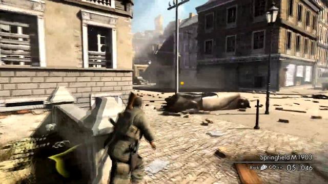 Sniper Elite V2 Gameplay - PC Ultra High Settings 1920x1080 смотреть онлайн