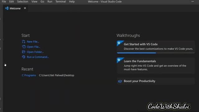 How to setup VS Code with Compiler for C/C++ programming on Windows | CodeWithShalvi смотреть онлайн