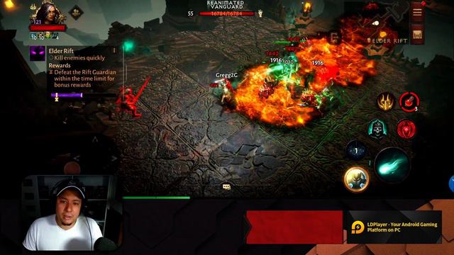 Diablo Immortal - 150 Rare Crests used and 50 Rift Guardians Killed in one sitting смотреть онлайн