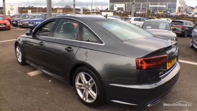 CY15AYO-AUDI A6 TDI ULTRA S LINE GREY 2015 смотреть онлайн
