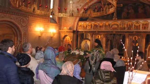 Вербное воскресение в храме Новомучеников и Исповедников в Коммунарке 2018 смотреть онлайн