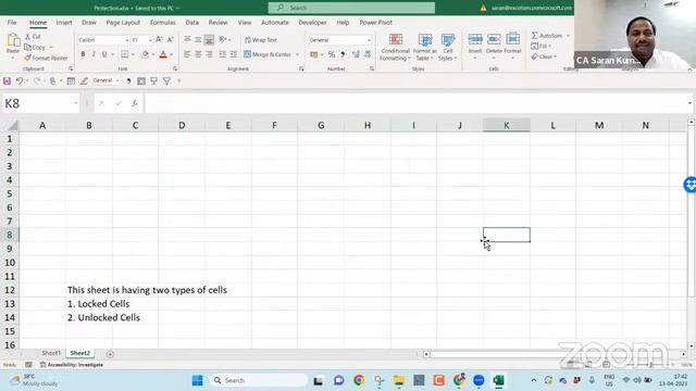 Protection of Microsoft Excel - Workbook, Worksheet, Cells, Range etc. - Thursday for Technology # смотреть онлайн