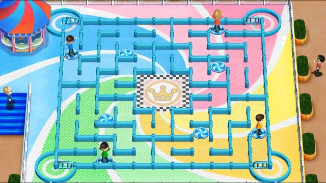 Wii Party Series - All Brainy Minigames Play as Mario (Master Difficulty) смотреть онлайн