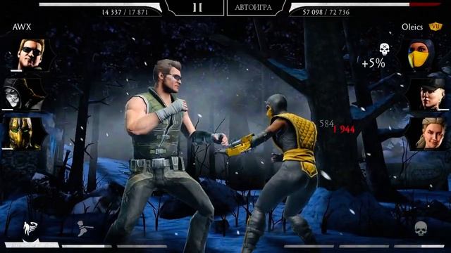 Геймплей за Джонни Кейджа в Войнах Фракций | Mortal Kombat mobile смотреть онлайн