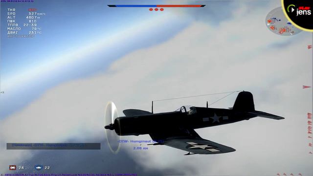 WT Обзор самолёта F4U-1C Corsair смотреть онлайн