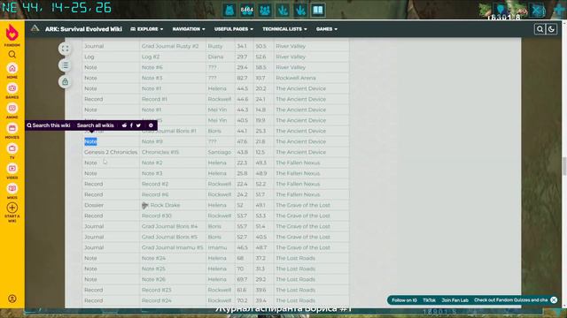 ARK SE Aberration - Прохождение #12 Заметки #2