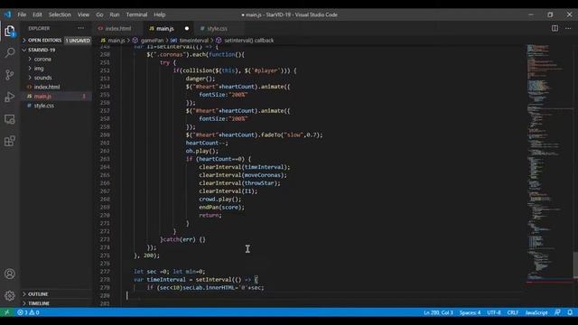 Building a corona virus game using JavaScript and jQuery смотреть онлайн