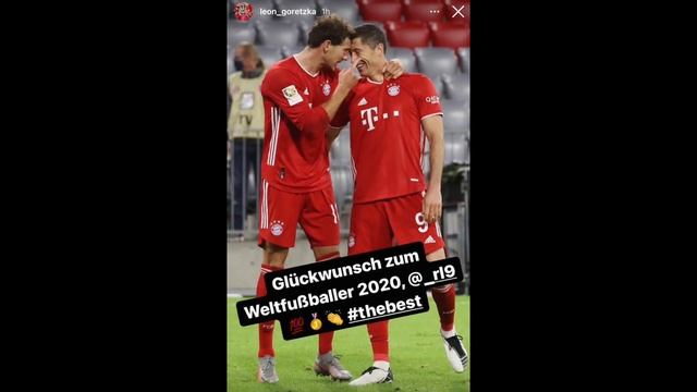 Footballers React to Robert Lewandowski Winning FIFA POTY 2020 смотреть онлайн