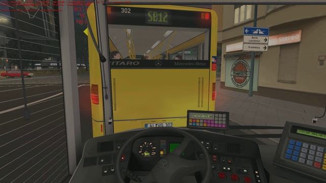 OMSI 2. Map Ahlheim, Route 152, Mercedes-Benz O530G. Part 1 смотреть онлайн