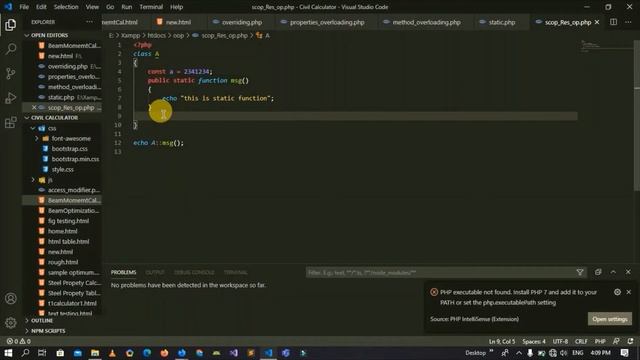 Scope Resolution Operator in PHP OOP | PHP OOP Lecture 11 | How to do this смотреть онлайн