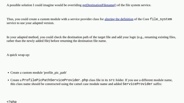 Drupal: How can I prevent renaming of files uploaded with JSON:API for a specific field/filename? смотреть онлайн