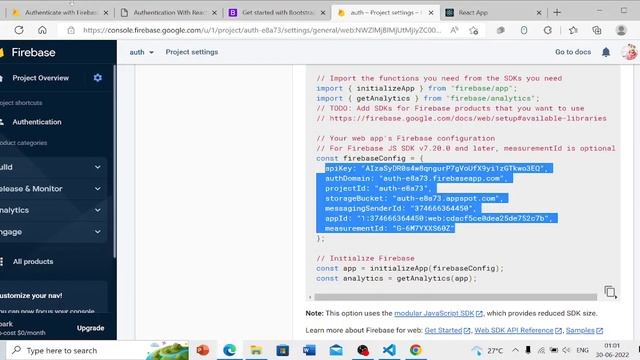 ? React JS with Firebase Authentication - SignUp Tutorial In Hindi 2022 Part 1 смотреть онлайн